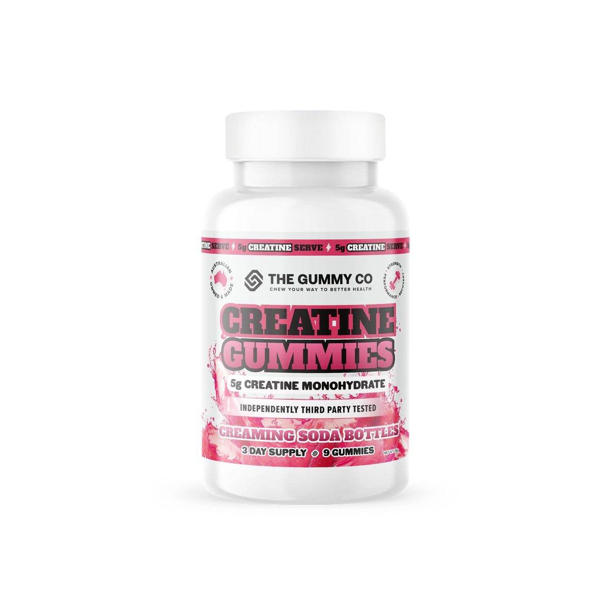 TGC CREATINE GUMMIES 3 Serve / CREAMING SODA