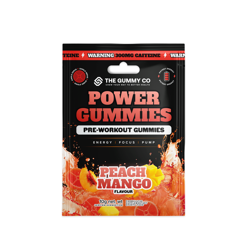TGC POWER GUMMIES - VENDING Single Serve / PEACH MANGO