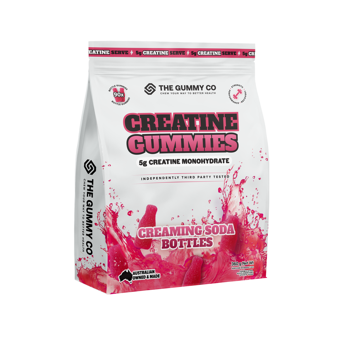 TGC CREATINE GUMMIES 30 serve / CREAMING SODA BOTTLES