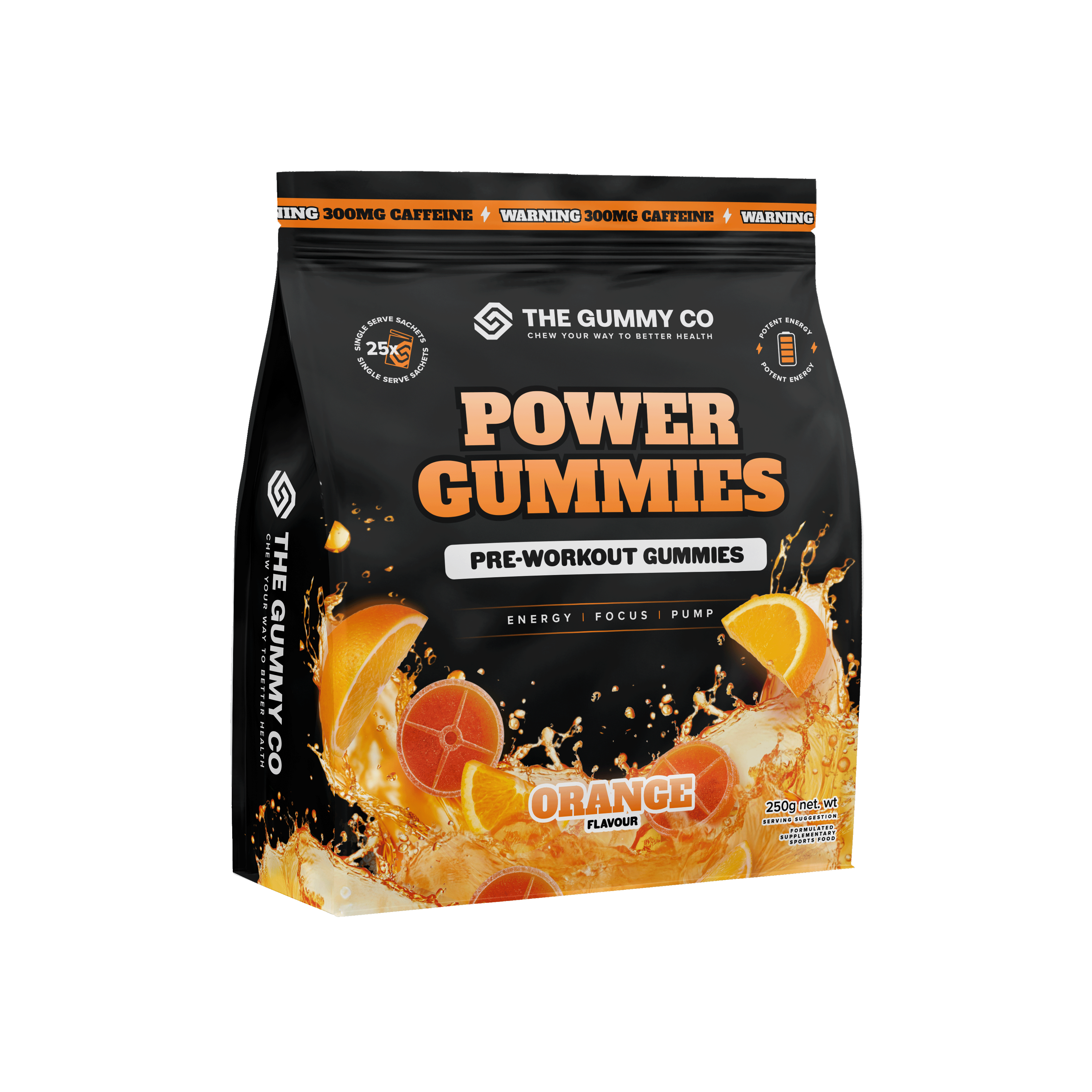 Power Gummies - 25 Serve - Orange