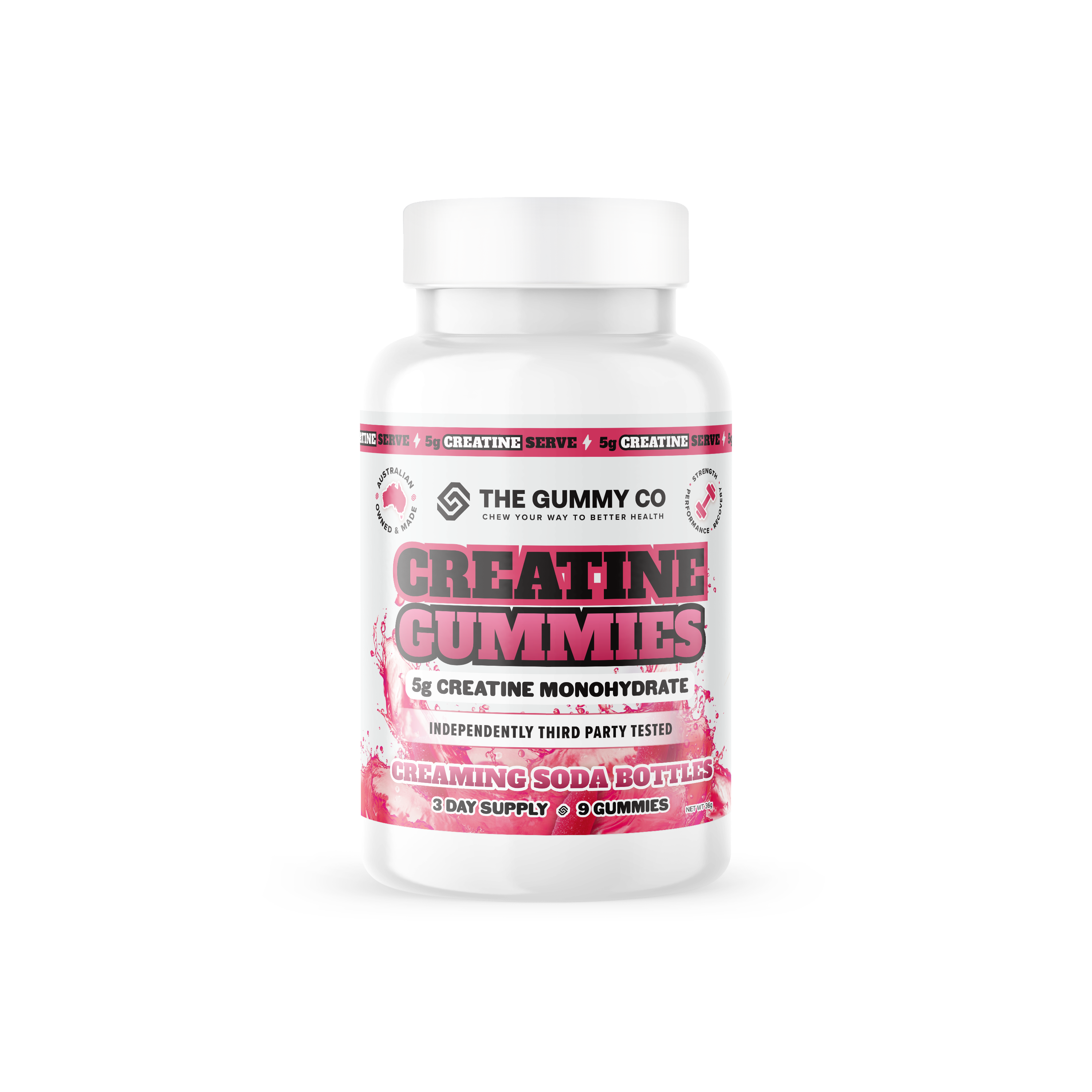 TGC CREATINE GUMMIES 3 Serve / CREAMING SODA